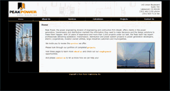 Desktop Screenshot of peakpwr.com
